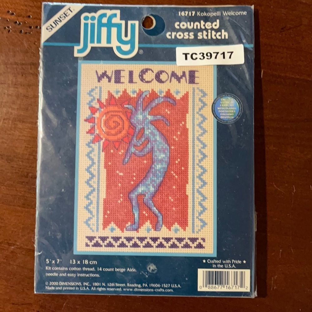 Dimensions Counted Cross Stitch Kit Kokopelli Welcome NEW